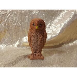 Boley Nature World Soft Rubber Owl Forest Animal Toy Bird Figure